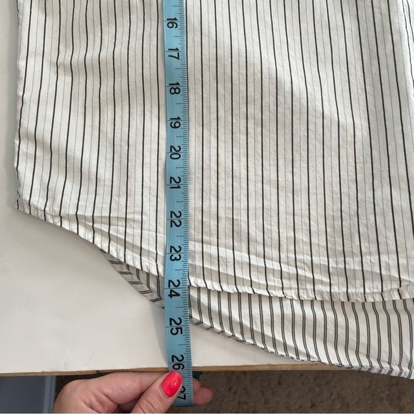 Madewell White and Black Striped Top - Picture 9 of 10